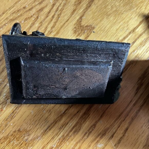 VTG Trinket Box Whimsical Sewing Machine Notions Chest Drawers Yarn Dress Lid - Picture 8 of 9